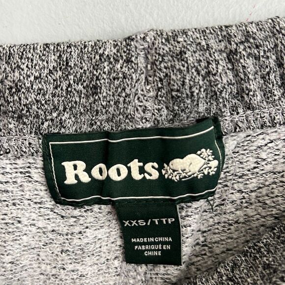 Roots Canada Women’s XXS Jogger gray logo Sweatpants - Picture 8 of 10